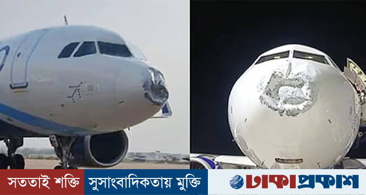 ১৭ হাজার ফুট উঁচুতে বজ্রপাত ও শিলাবৃষ্টি, অল্পের জন্য রক্ষা যাত্রীবাহী বিমান