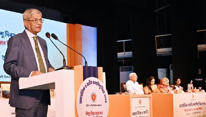 কন্যাশিশুর নিরাপত্তায় জিরো টলারেন্স, কঠোর ব্যবস্থা নেওয়ার আহ্বান রাষ্ট্রপতির