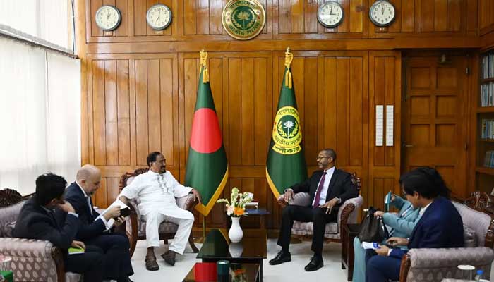 স্পিকারের সাথে ইউএনডিপির আবাসিক প্রতিনিধির সাক্ষাৎ