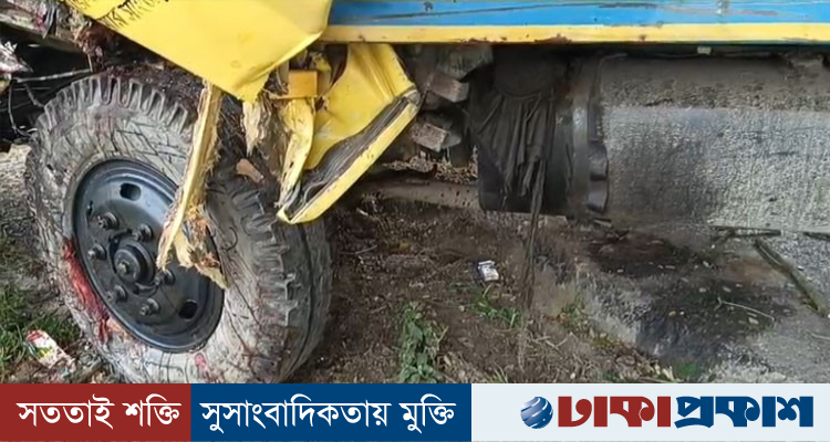 যশোরের শার্শায় কভার্ড ভ্যান নিয়ন্ত্রণ হারিয়ে গাছের সাথে ধাক্কায় চালকের সহকারি নিহত