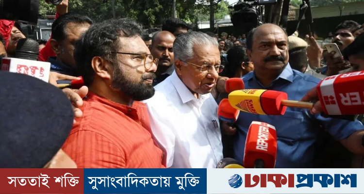 সিজেপির বিক্ষোভ: দিল্লিতে কেরালার সাবেক মুখ্যমন্ত্রী বিজয়ন আটক
