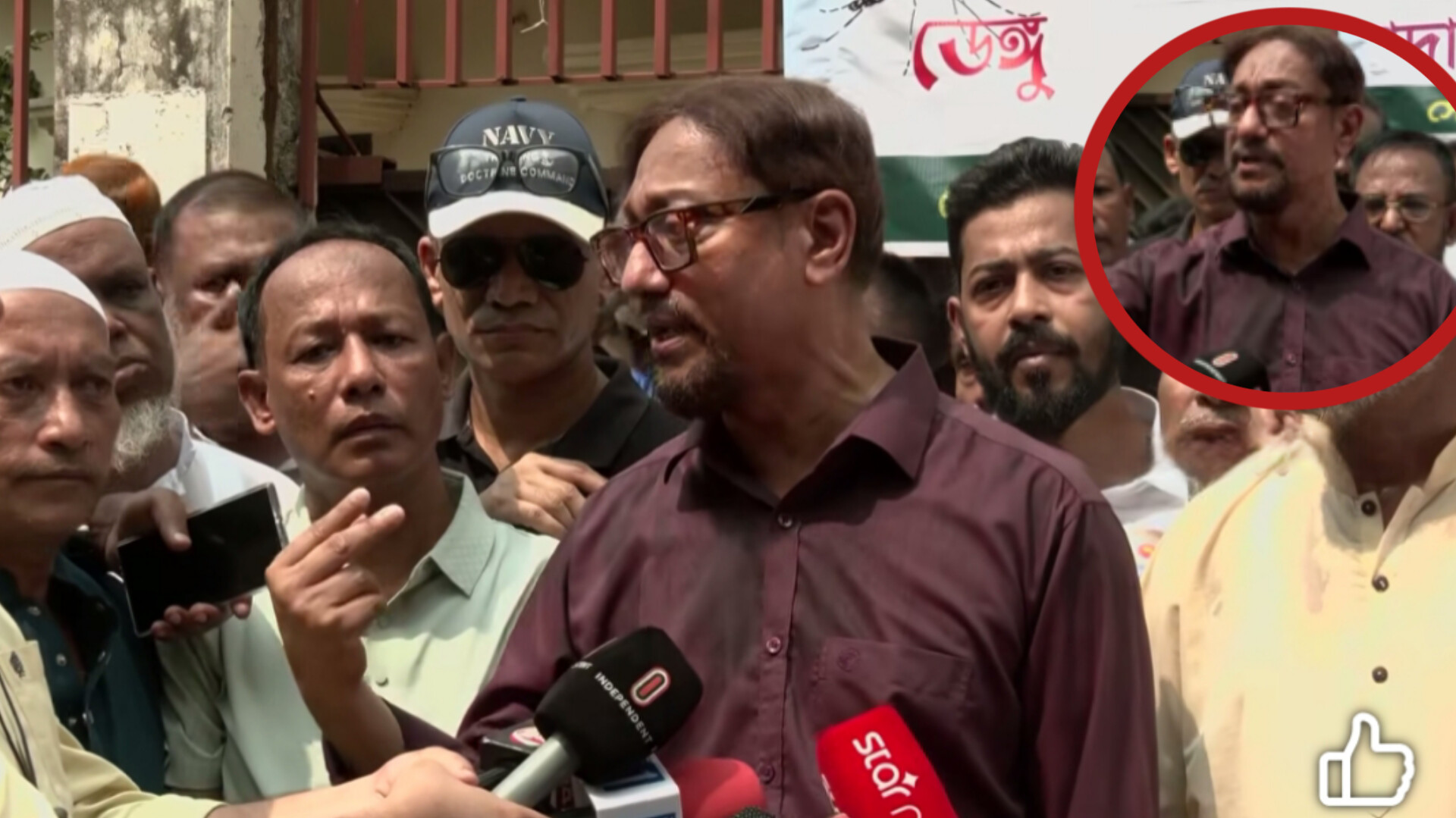 “আমার গাড়িতে বগা ছিল প্রমাণ দিতে পারলে রাজনীতি ছেড়ে দেব”