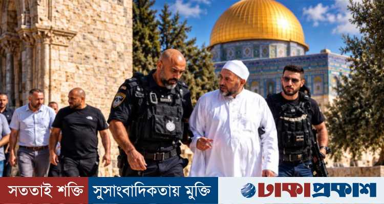 জুমার নামাজ থেকে আল-আকসার খতিবকে তুলে নিয়ে গেল ইসরায়েলি বাহিনী